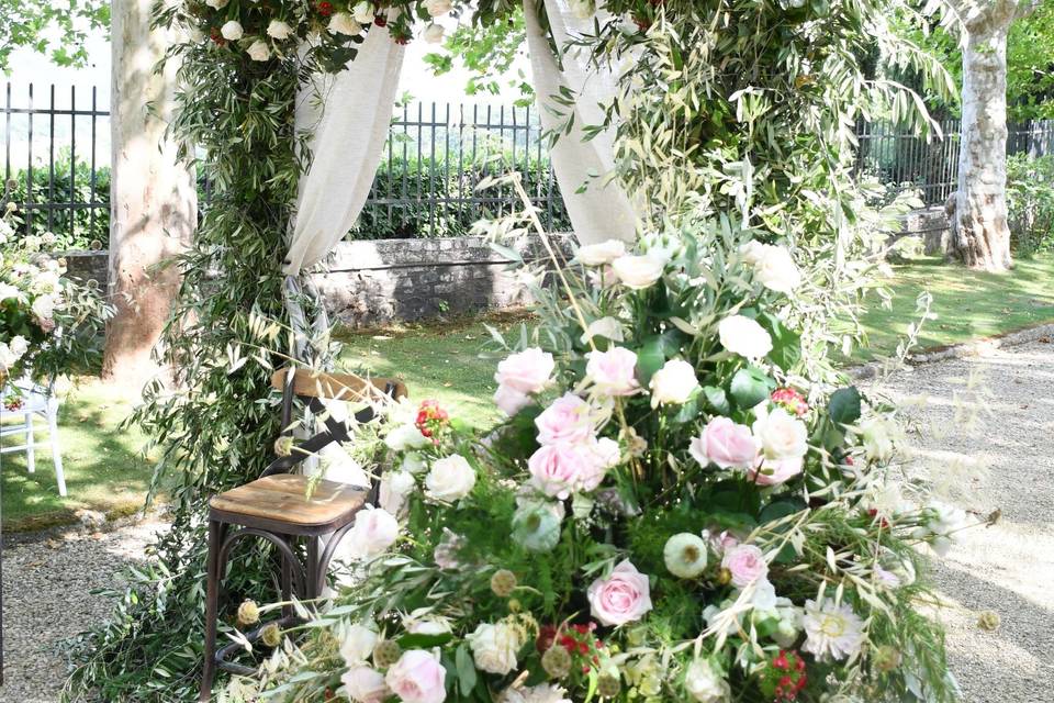 Gazebo fiori