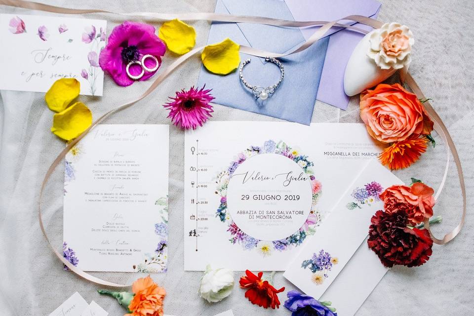 Flowers stationery