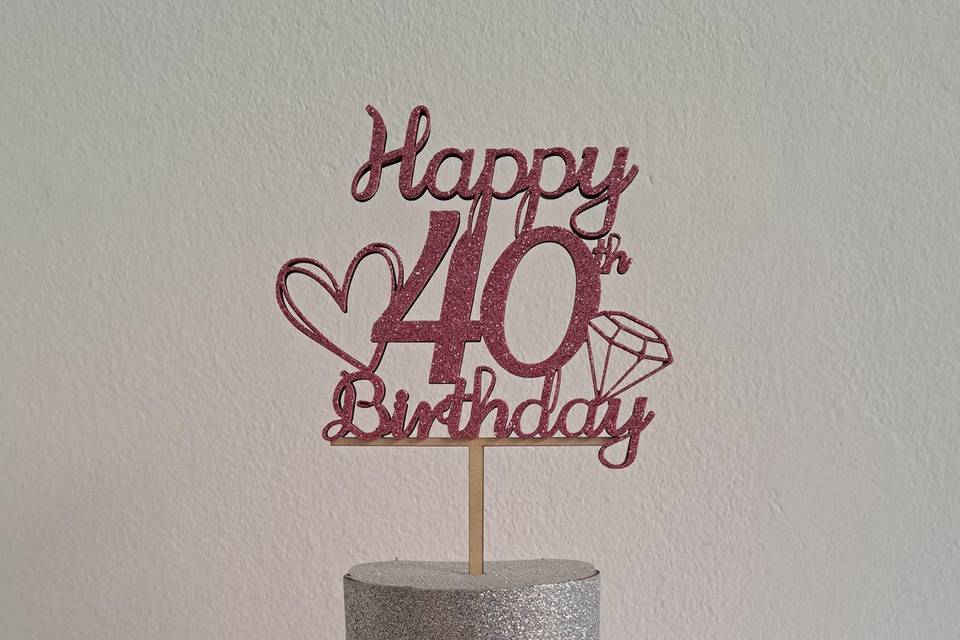 Cake topper personalizzato