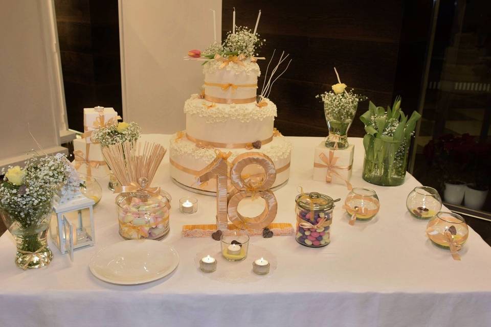 Candy buffet compleanno