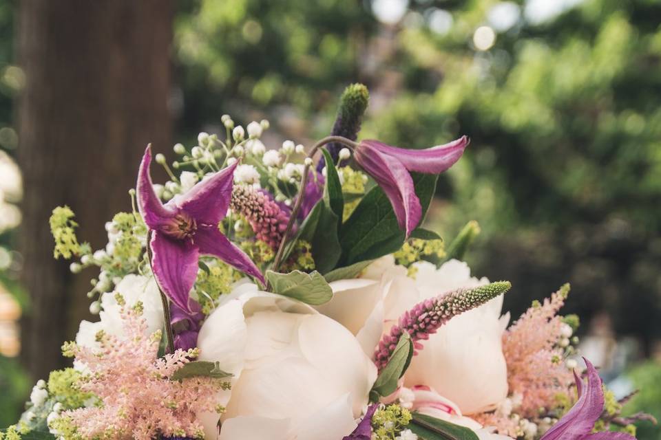 Bouquet peonie e ortensie