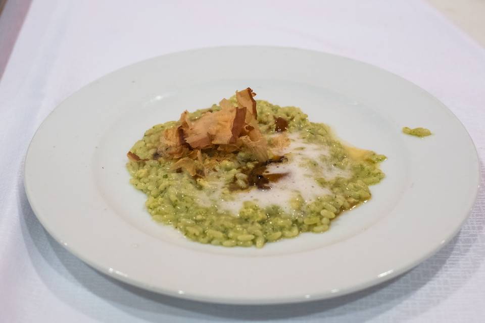 Risotto ai ricci e friarielli