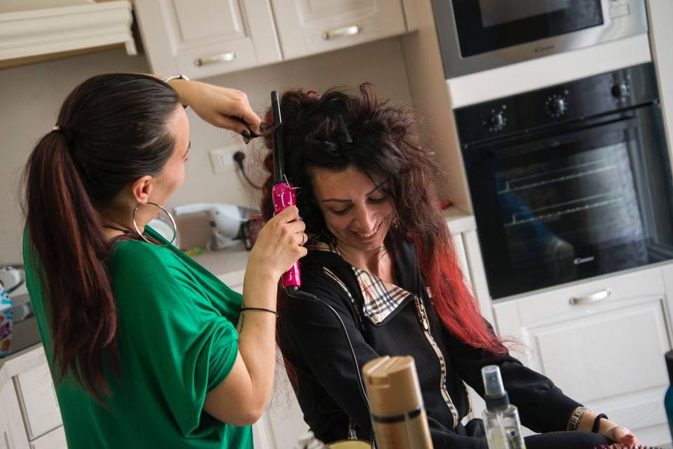 Preparazione sposa