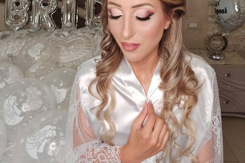 Bride hair-make-up
