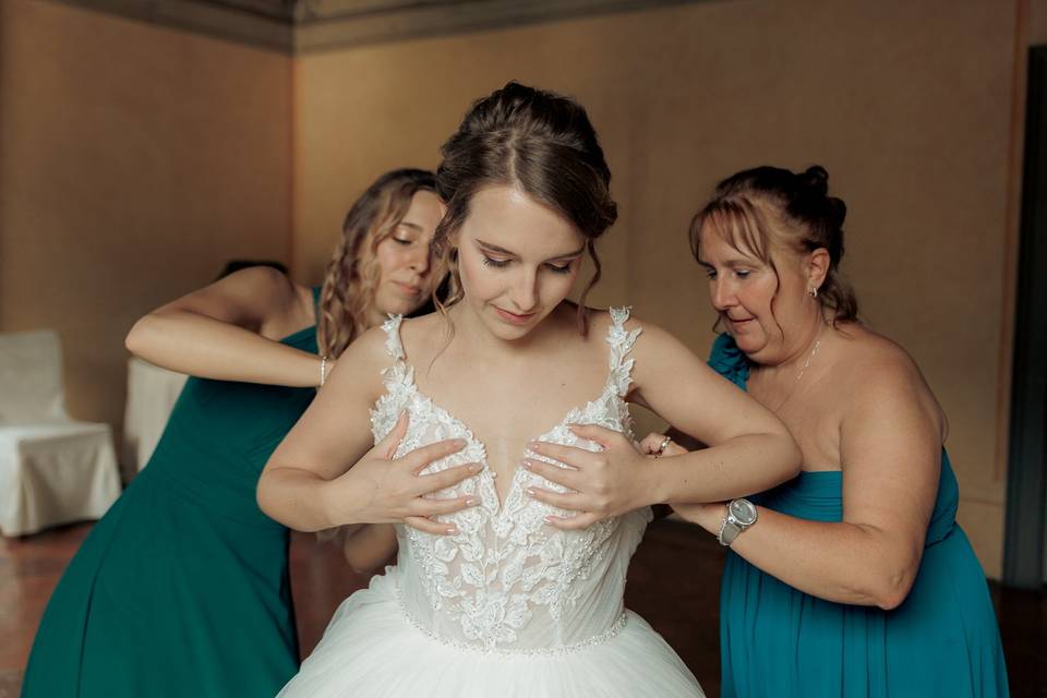 Preparazione sposa