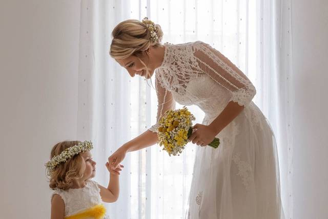 Fotografia sposa e bambini
