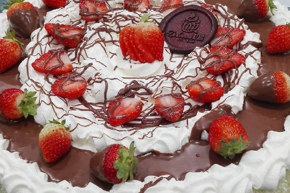 Panna nutella e fragole