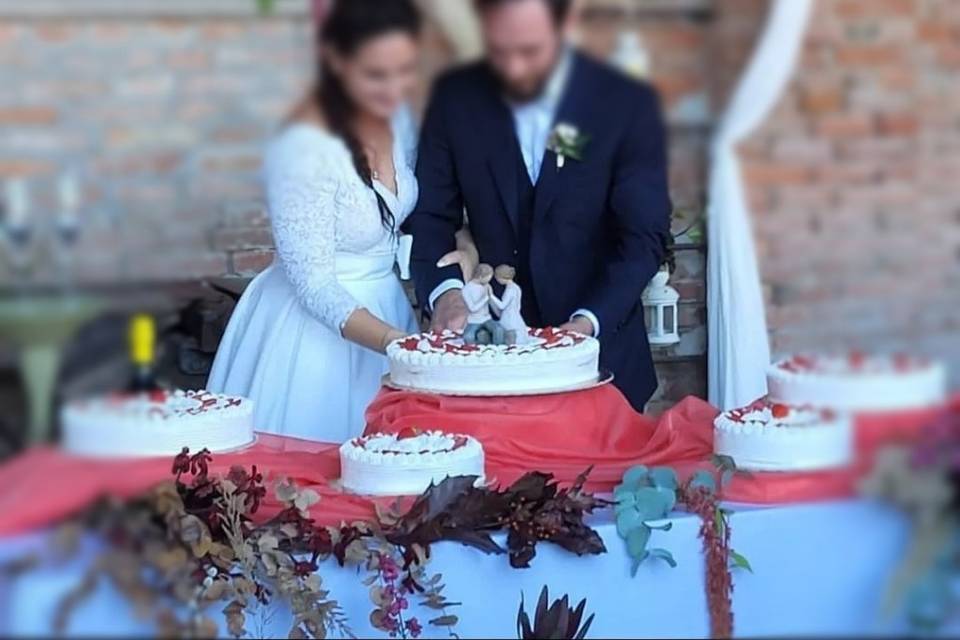 Vegan wedding cake