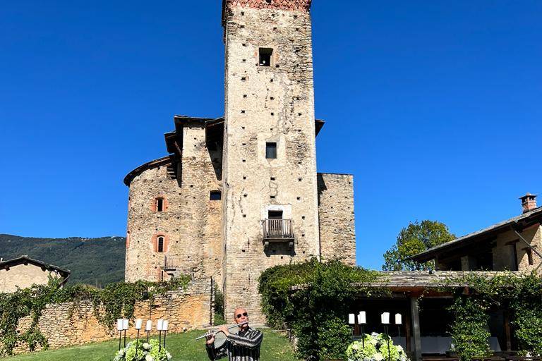 Castello di Bagnolo flautista