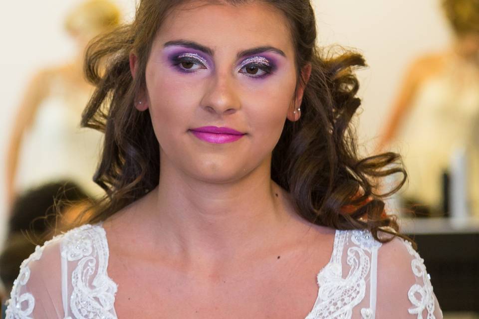 Make-up sposa particolare