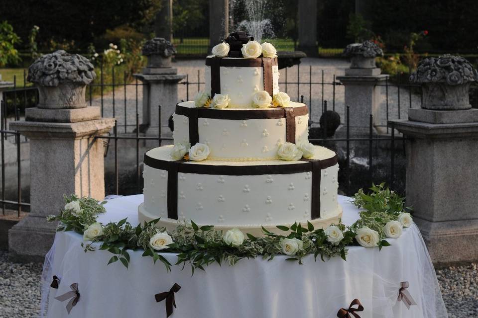 Decorazione tavolo torta