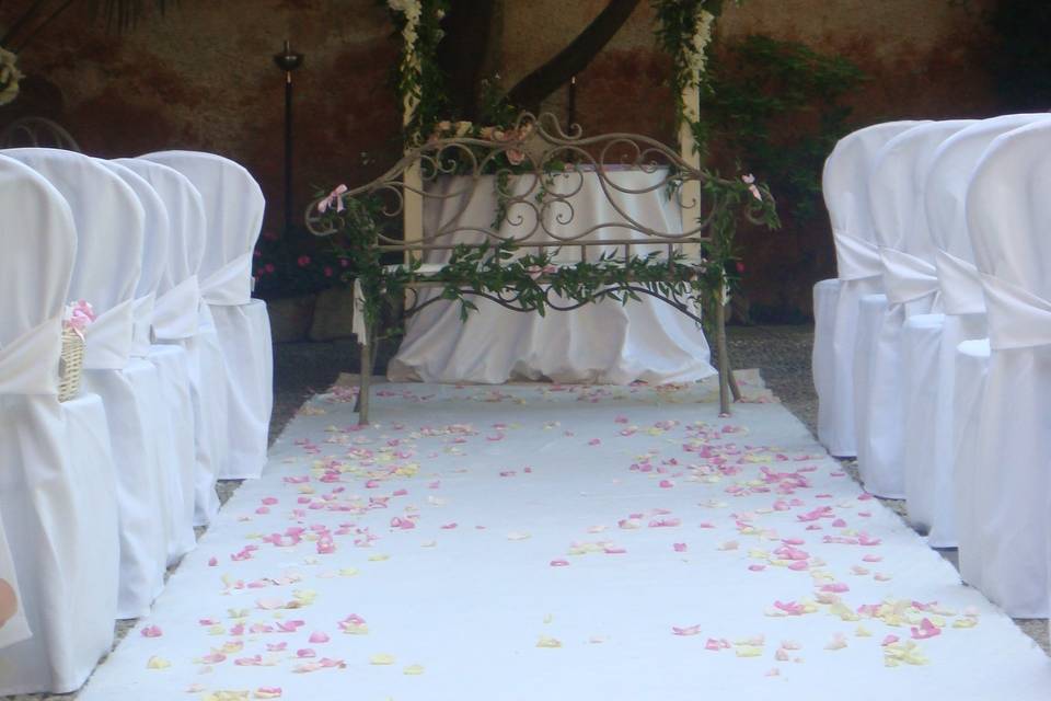 Allestimento matrimonio civile