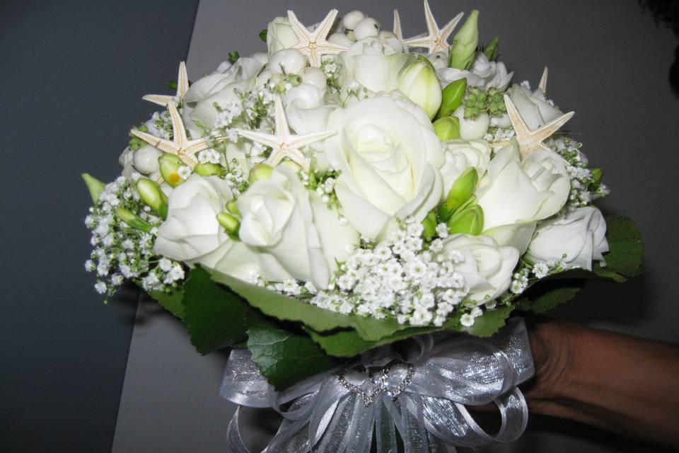 Bouquet con stelle marine