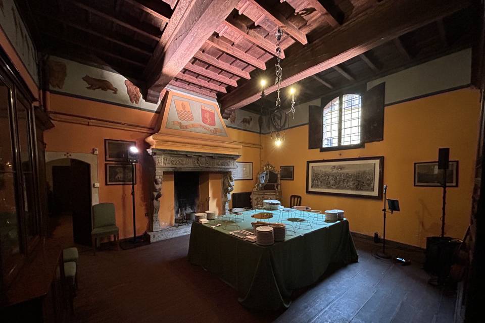 Illuminazione scenica villa