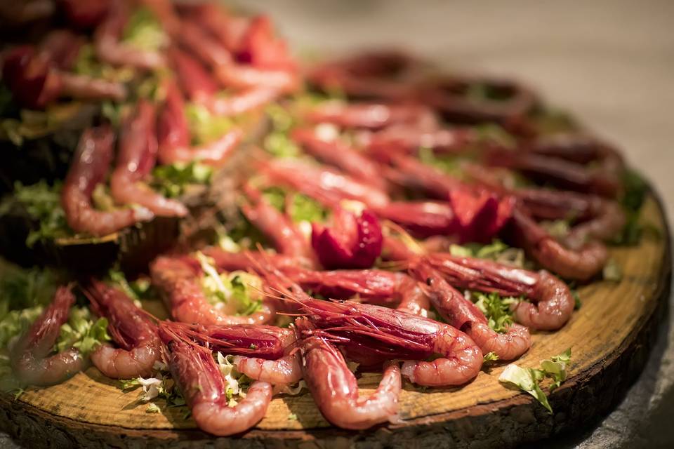 Crudite di di rosso di mazara