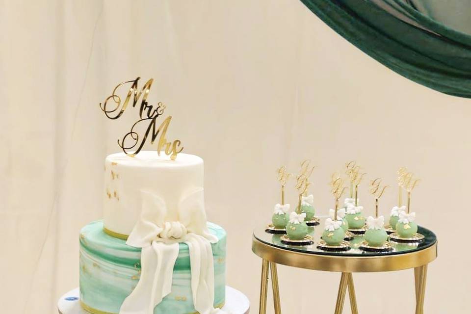 Coordinato cake topper e stecc