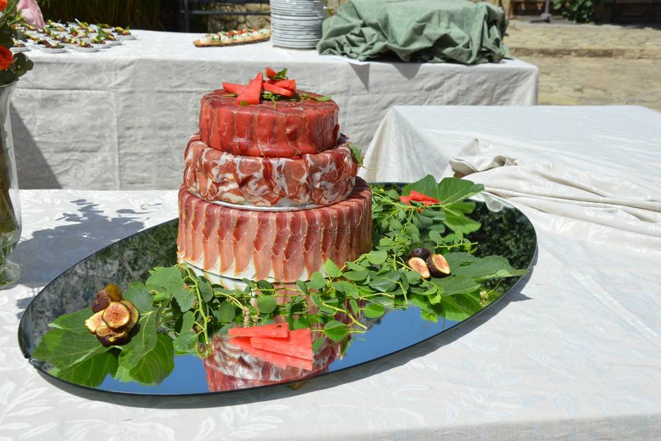 Cascata di  prosciutto