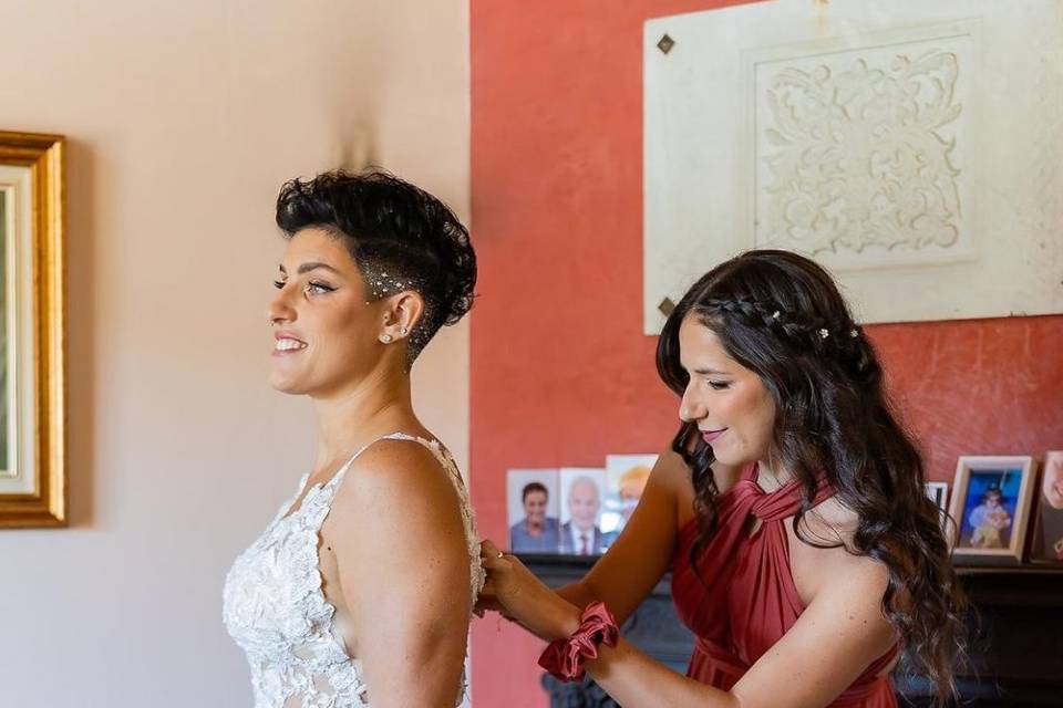 Sposa e damigella