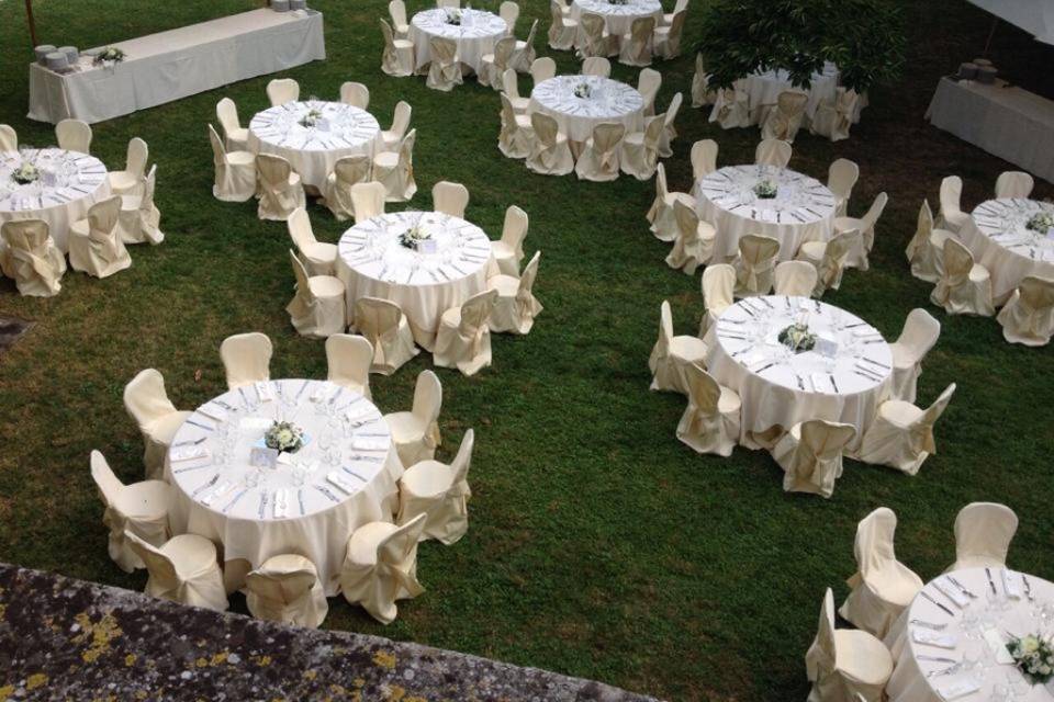 Il pranzo all'aperto