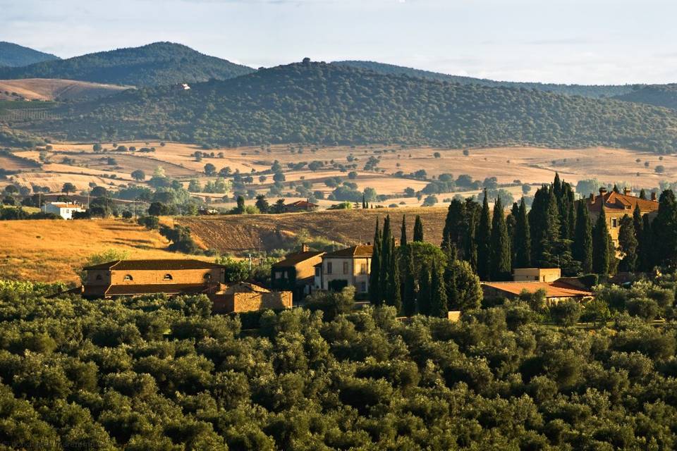 Panoramica belvedere maremma