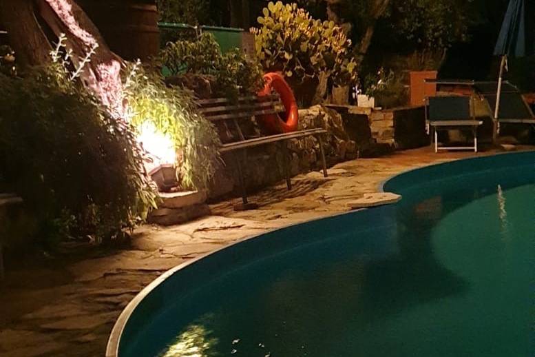 Piscina di notte