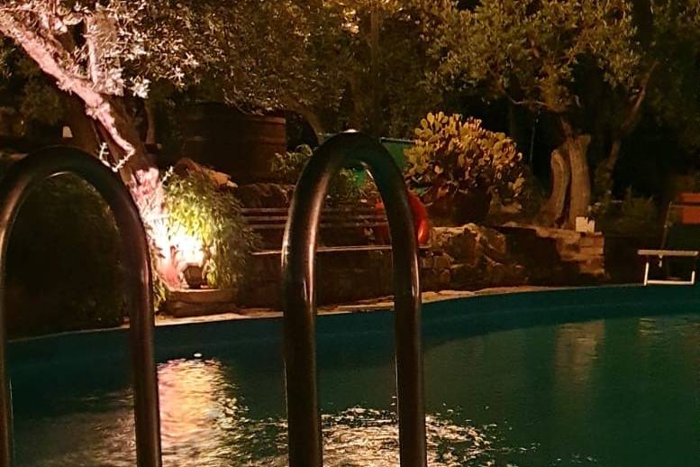 Piscina di notte