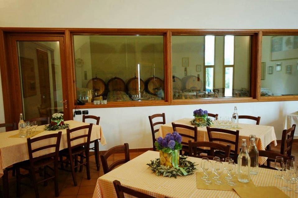 Sala interna nuova cantina