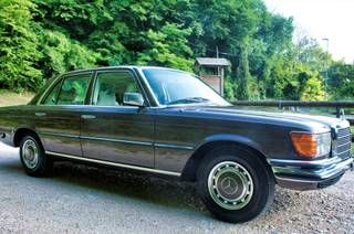 Old Mercedes Wedding Car