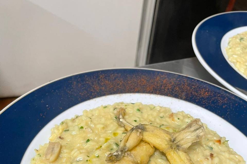 risotto alle rane
