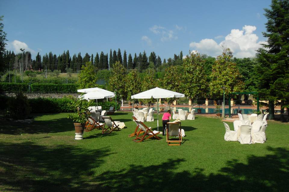 Prato della piscina