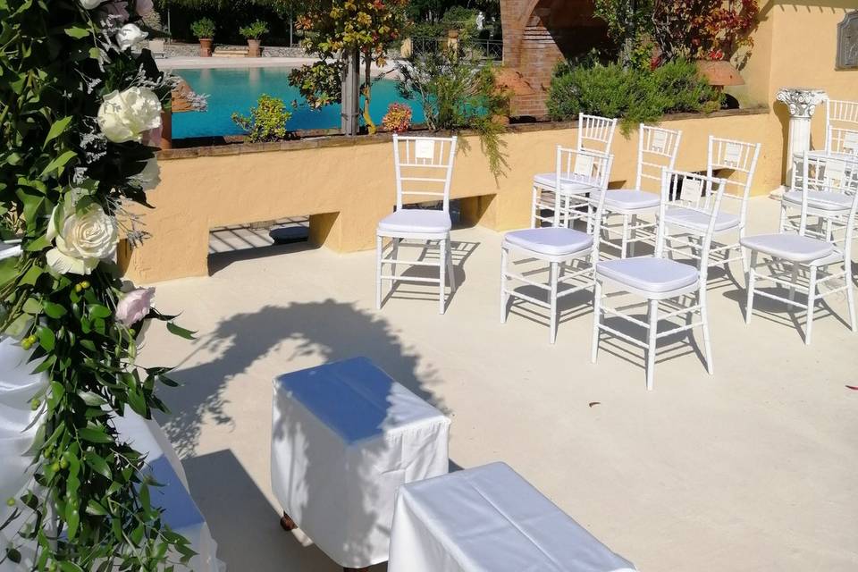 Allestimento per rito vista pi