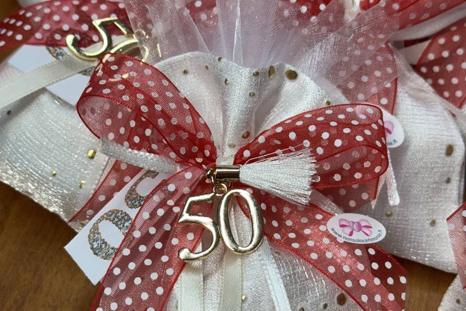 Bomboniera Sacchetto 50 Anni