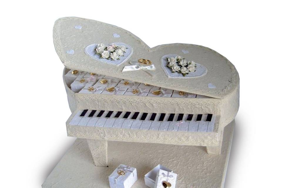 Bomboniera torta pianoforte