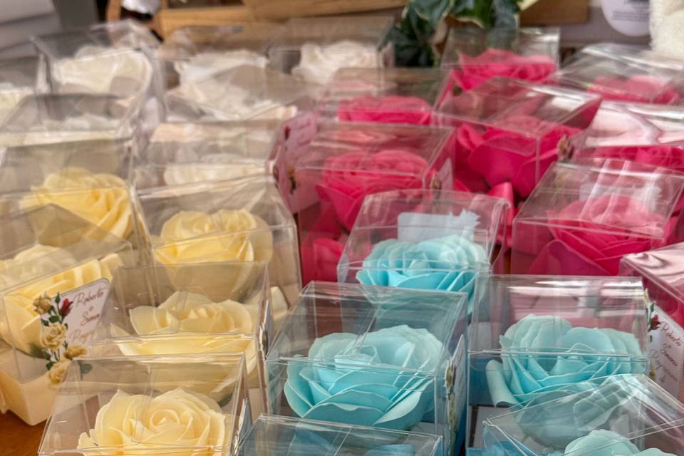 Segnaposto Rosa di Sapone Gran