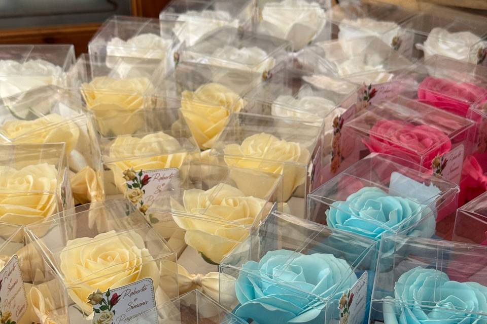 Segnaposto Rosa di Sapone Gran