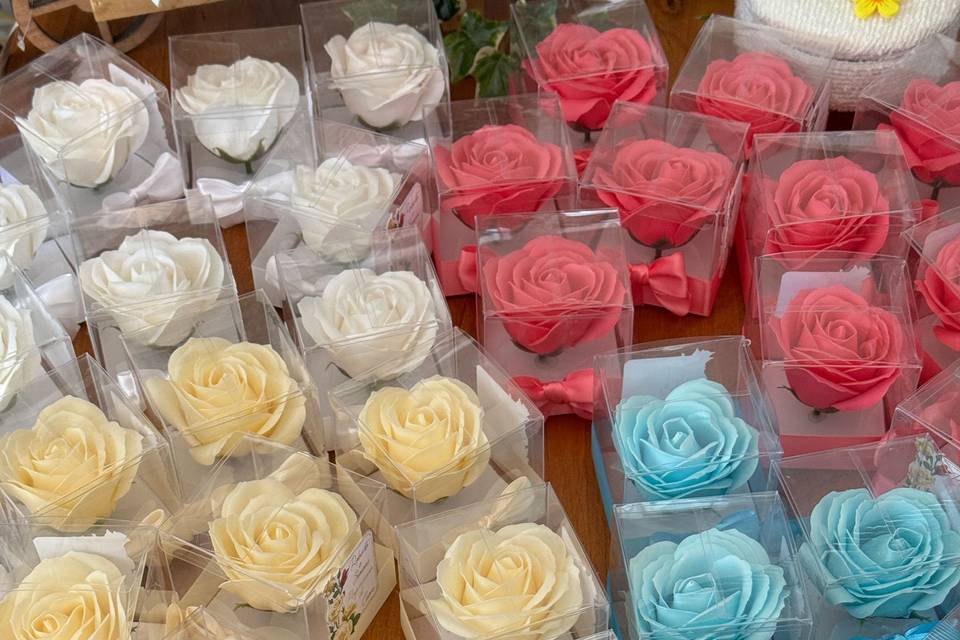 Segnaposto Rosa di Sapone Gran