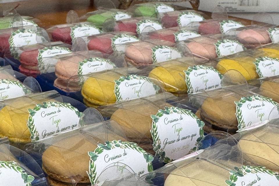 Segnaposto Scatola Macaron