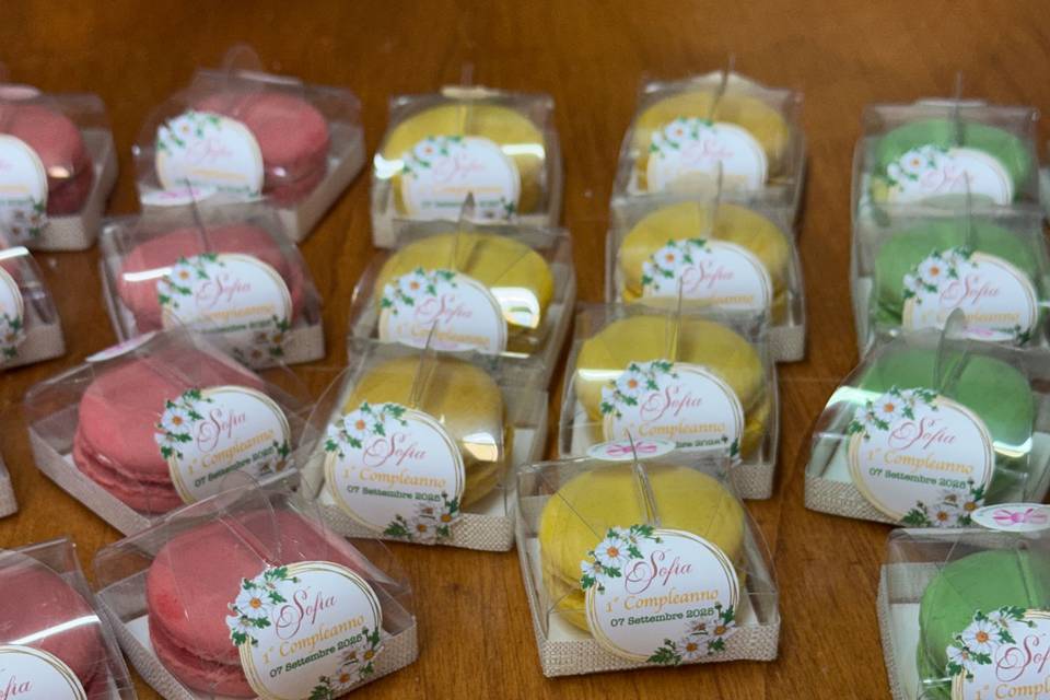 Segnaposto Scatola Macaron Bia