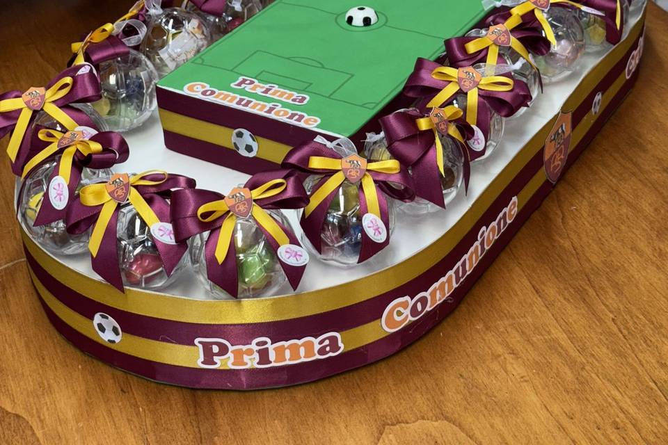 Torta Stadio con Pallone Calci