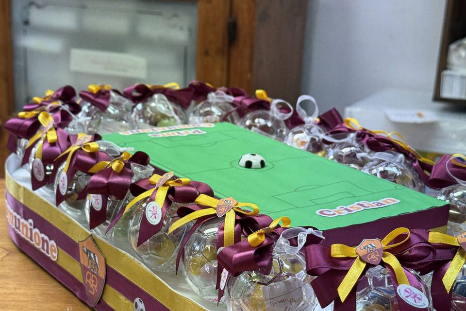 Torta Stadio con Pallone Calci