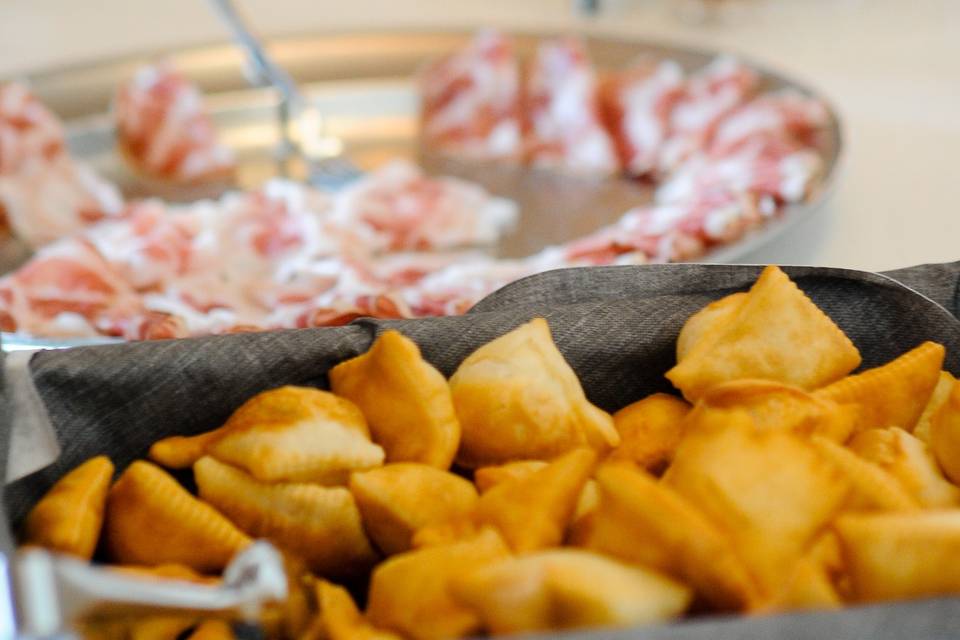 Gnocco fritto e salumi