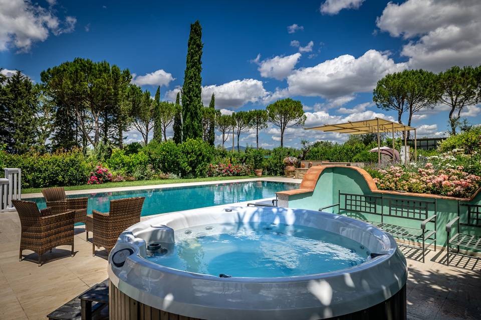 Due jacuzzi riscaldate
