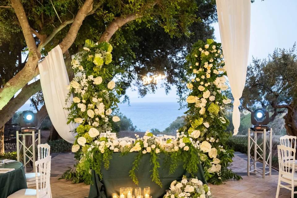 Tavolo Sposi - Rosa dei venti