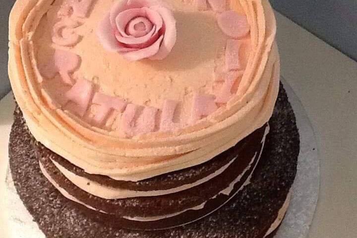 Nude cake Laurea