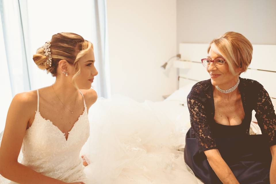 Sposa con mamma