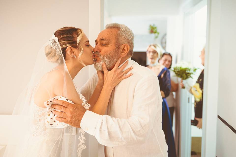 Sposa e papà