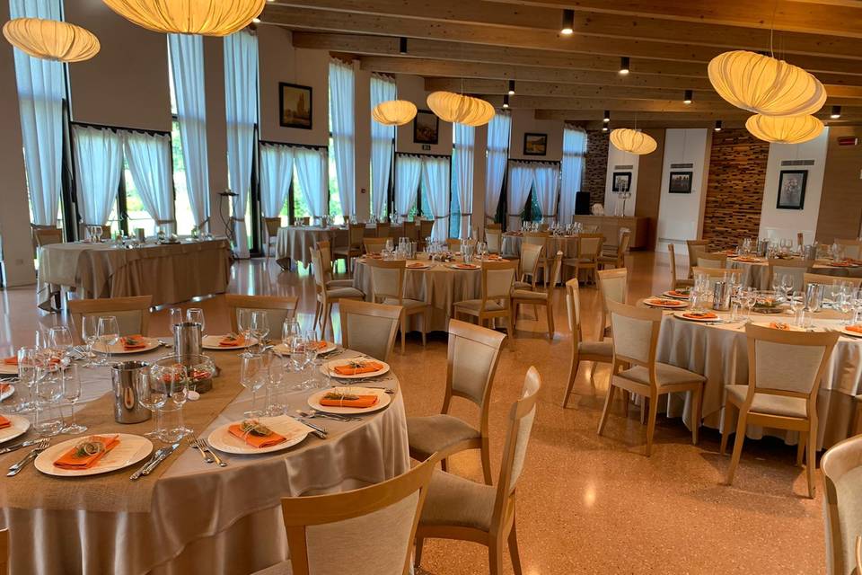 Sala in arancio