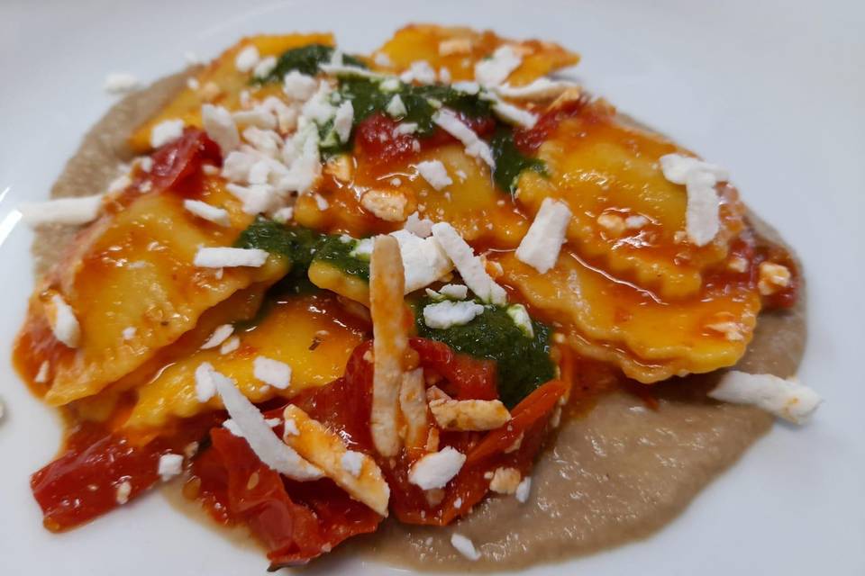 Agnolotti ripieni di bufala