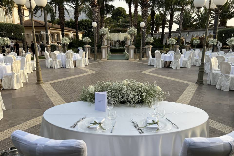 Ricevimento in giardino