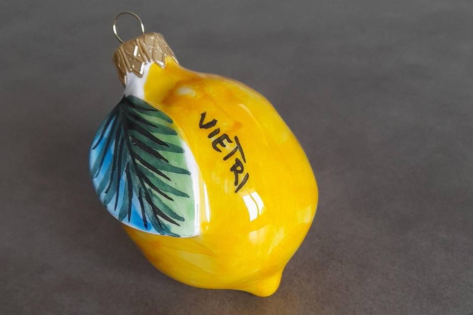 Segnaposto pallina limone